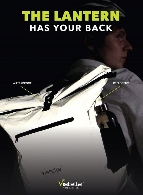 Vistella - 2-In-1 Reflective Backpack Pannier Bag