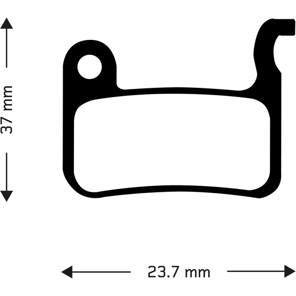 Aztec Organic Disc Brake Pads - Shimano M965 XTR/M966