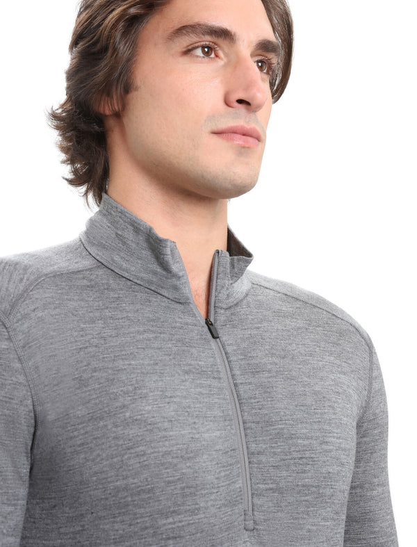 Icebreaker Men's Merino 200 Oasis Long Sleeve Half Zip Thermal Top