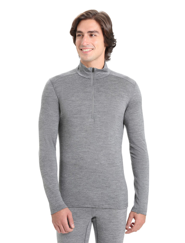 Icebreaker Men's Merino 200 Oasis Long Sleeve Half Zip Thermal Top