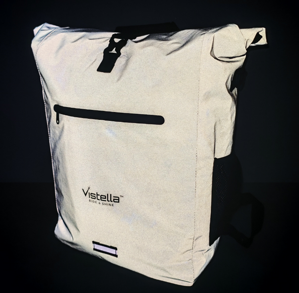 Vistella - 2-In-1 Reflective Backpack Pannier Bag