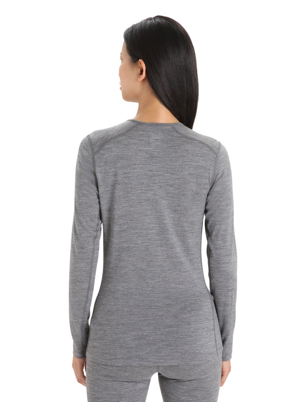 Icebreaker Women's Merino 200 Oasis Long Sleeve Crewe Thermal Top