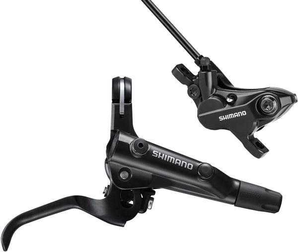 Shimano BR-MT520/BL-MT501 bled brake lever/Post mount 4 pot calliper