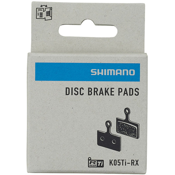 Shimano K05TI-RX disc pads and spring, titanium back, resin
