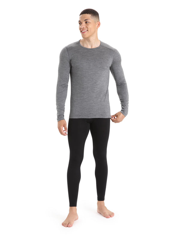 Icebreaker Men's Merino 200 Oasis Long Sleeve Crewe Thermal Top