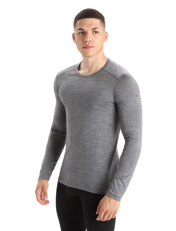 Icebreaker Men's Merino 200 Oasis Long Sleeve Crewe Thermal Top