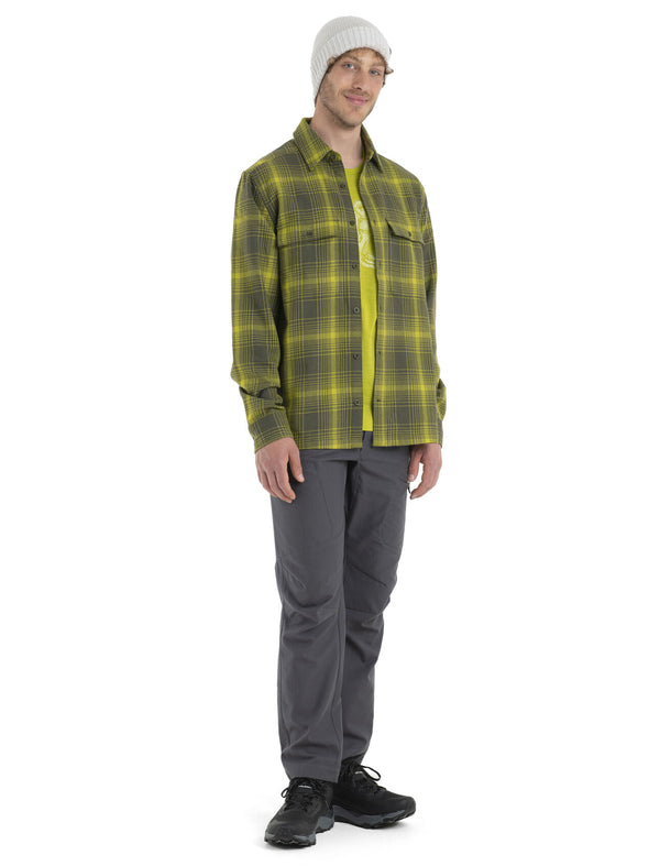 Icebreaker Dawnder Long Sleeve Flannel Shirt Plaid