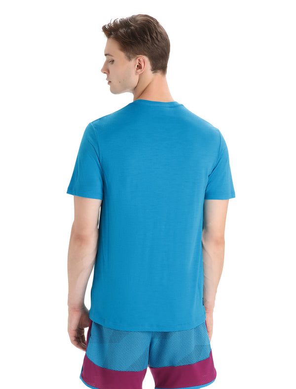 Icebreaker Men's Merino Tech Lite II Short Sleeve T-Shirt Cadence Paths