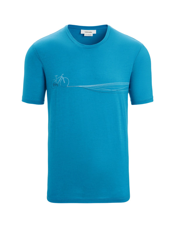 Icebreaker Men's Merino Tech Lite II Short Sleeve T-Shirt Cadence Paths