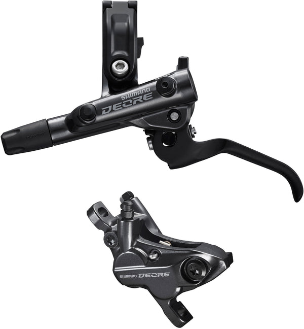 Shimano BR-M6120/BL-M6100 Deore bled brake lever/post mount 4 pot calliper