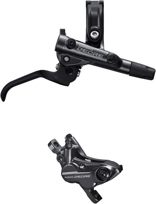 Shimano BR-M6120/BL-M6100 Deore bled brake lever/post mount 4 pot calliper