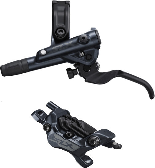 Shimano SLX BR-M7120/BL-M7100 4 pot bled brake lever/post mount calliper