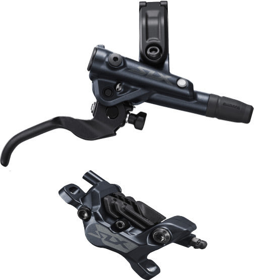 Shimano SLX BR-M7120/BL-M7100 4 pot bled brake lever/post mount calliper