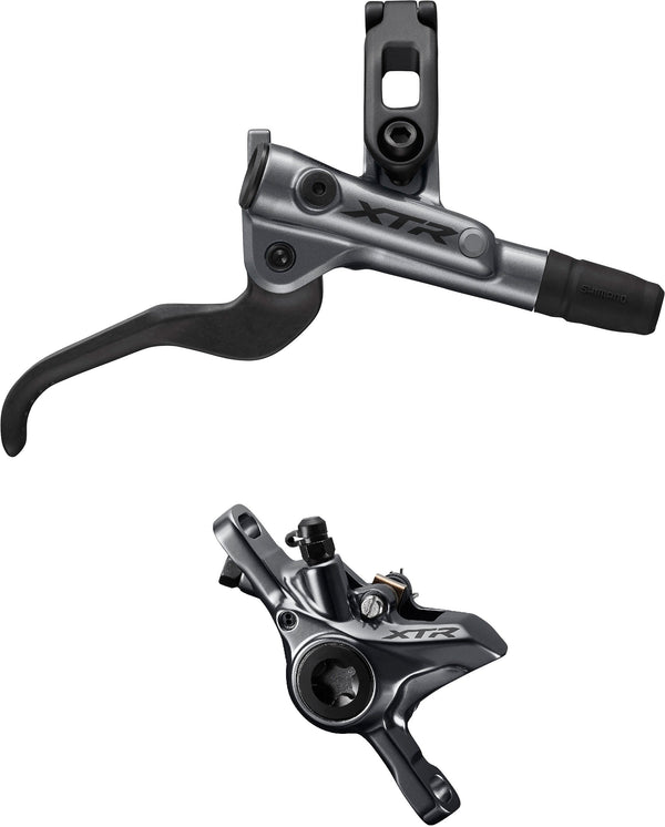 Shimano BR-M9100 XTR bled I-spec-EV ready brake lever/Post mount 2 pot calliper