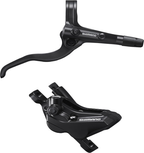 Shimano BR-MT420 / BL-MT401 bled brake lever/post mount 4 pot calliper