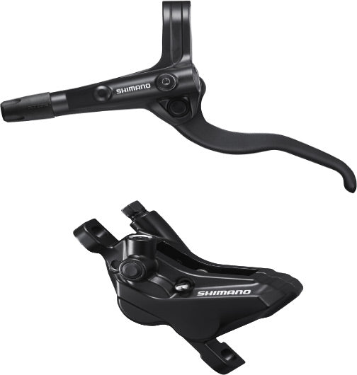 Shimano BR-MT420 / BL-MT401 bled brake lever/post mount 4 pot calliper