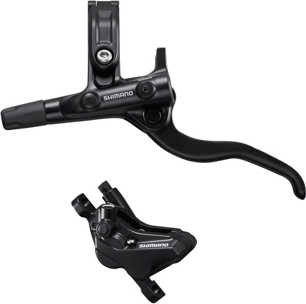 Shimano BR-MT420/BL-M4100 Deore bled brake lever/post mount 4 pot calliper