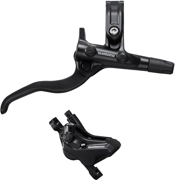 Shimano BR-MT420/BL-M4100 Deore bled brake lever/post mount 4 pot calliper