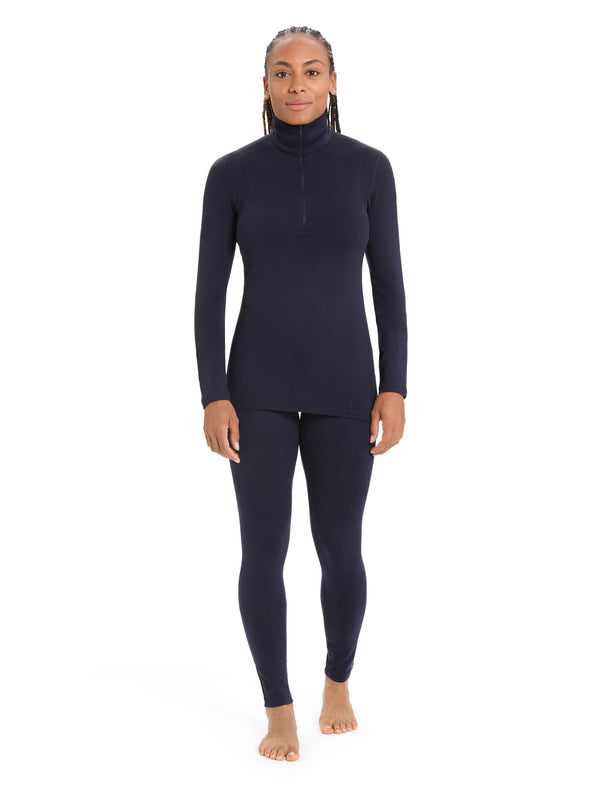 Icebreaker Women's Merino 260 Tech Long Sleeve Half Zip Thermal Top