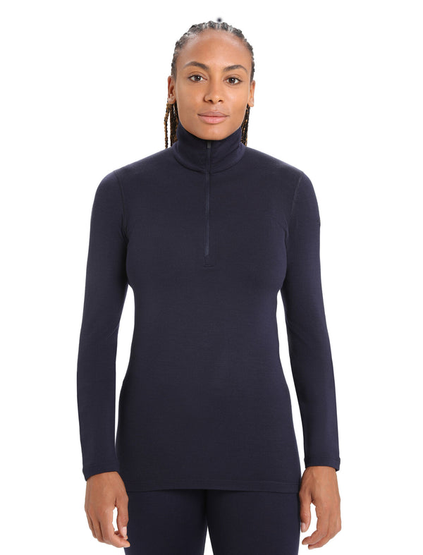 Icebreaker Women's Merino 260 Tech Long Sleeve Half Zip Thermal Top