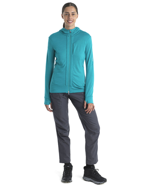 Icebreaker Women's Merino Quantum III Long Sleeve Zip Hoodie