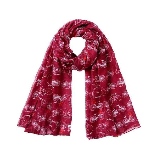 Scarf - Cycle Print