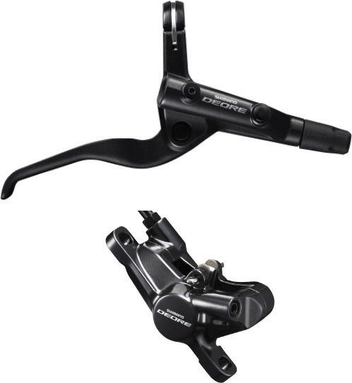 Shimano BR-T6000 Deore Trekking bled I-spec-II comp brake lever/post mount calliper